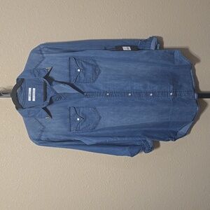 NWT Men's One Teaspoon Django Western Denim Shirt in Large